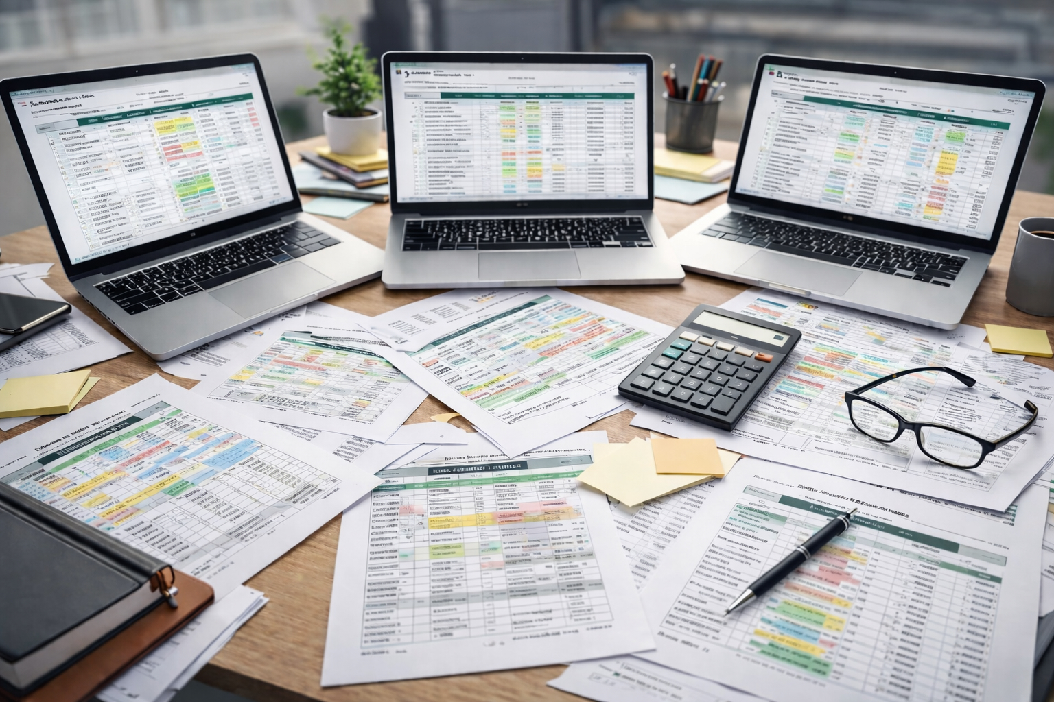 Эксельный хаос — множество разрозненных таблиц